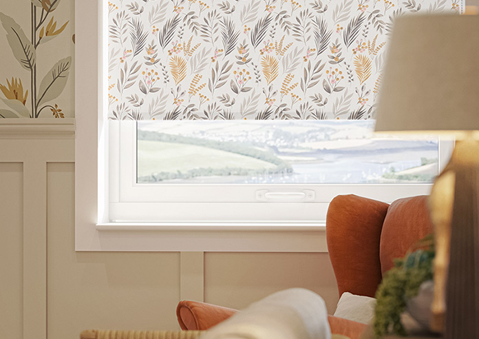 Folk Floral, Elysium Gold - Twist&Fit Roller Blind - Image 5